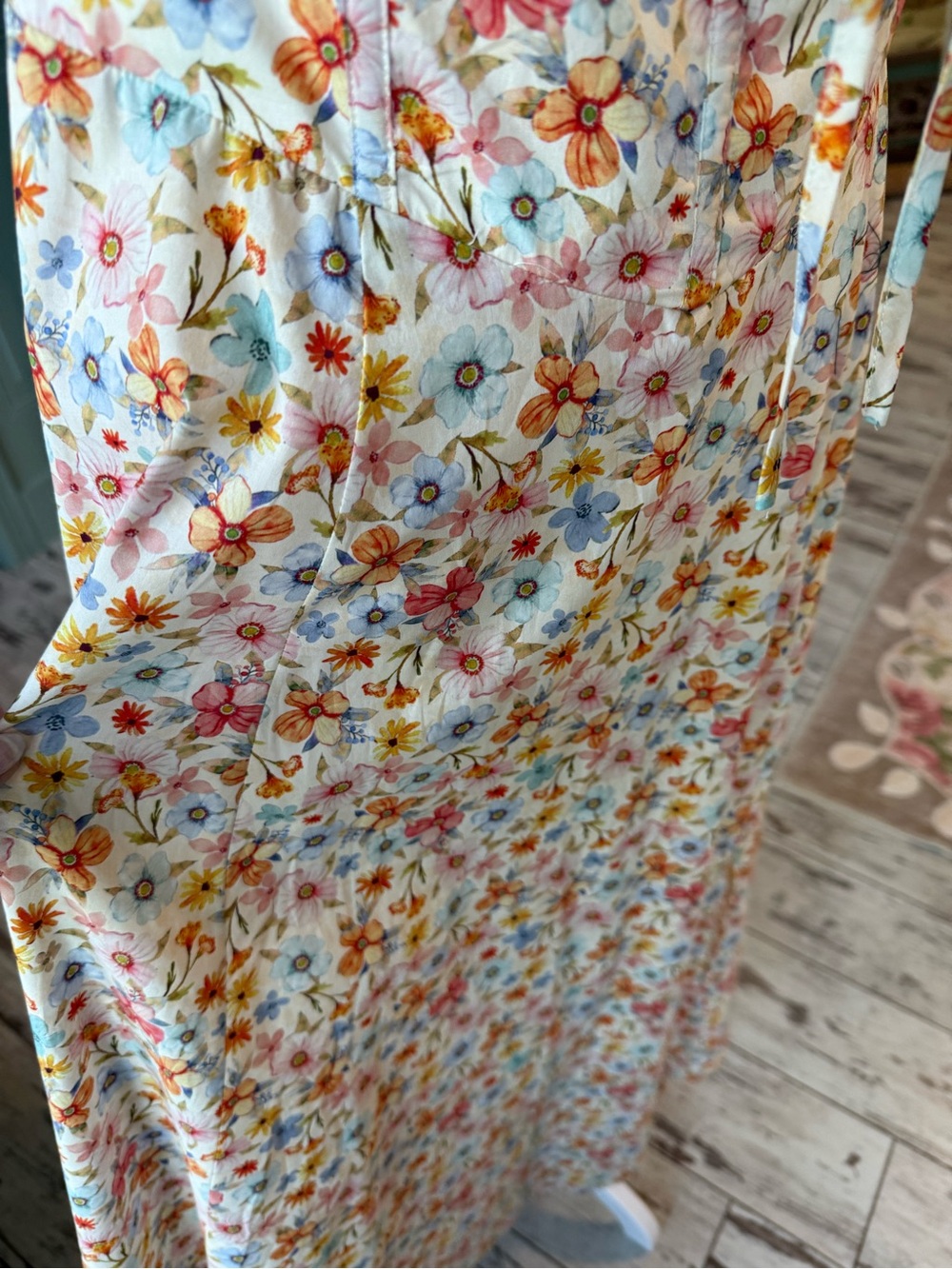 NWOT Petal & Pup Cream Floral-Accented Sundress - Picture 3 of 8